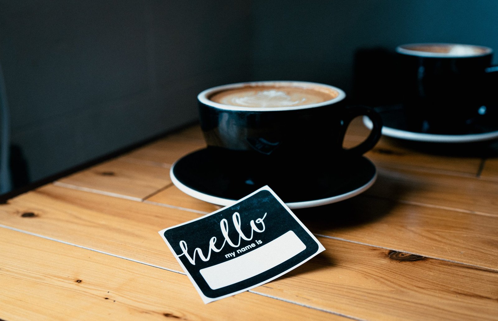impressum and introduce yourself with a hello